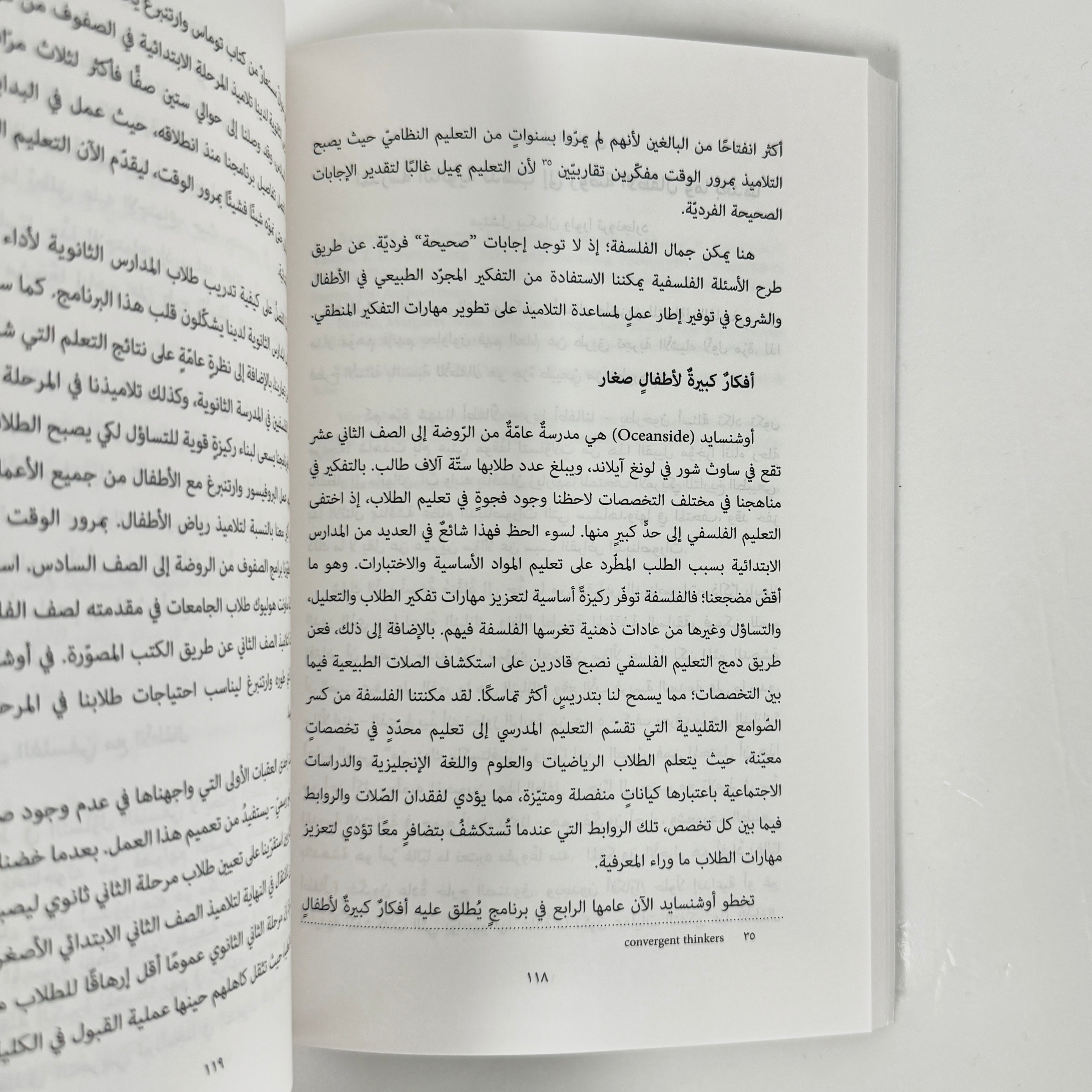 الفلسفة في الصفوف الدراسية وما بعدها