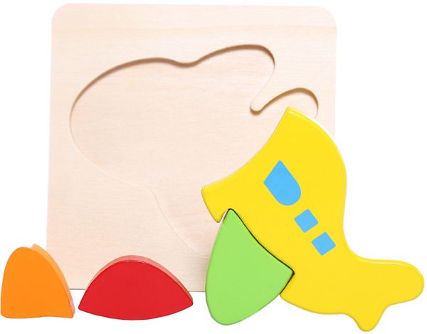 Shape Block Puzzle “plane” | لعبة تركيب طيارة