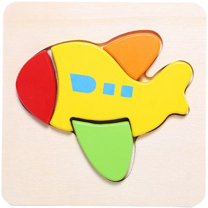 Shape Block Puzzle “plane” | لعبة تركيب طيارة