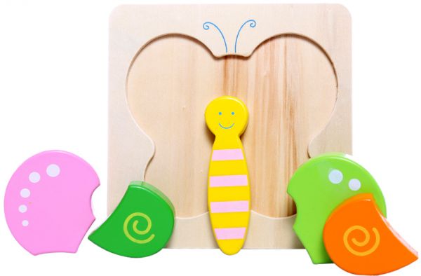 Shape Block Puzzle “ butterfly “ | لعبة تركيب فراشة