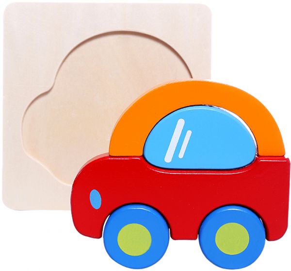 Shape Block Puzzle “car “ | لعبة تركيب سيارة