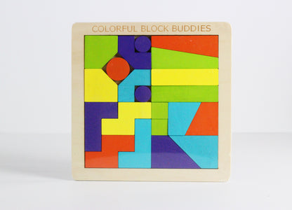 Colorful Block Buddies |لعبة تطابق الأشكال المجسمه