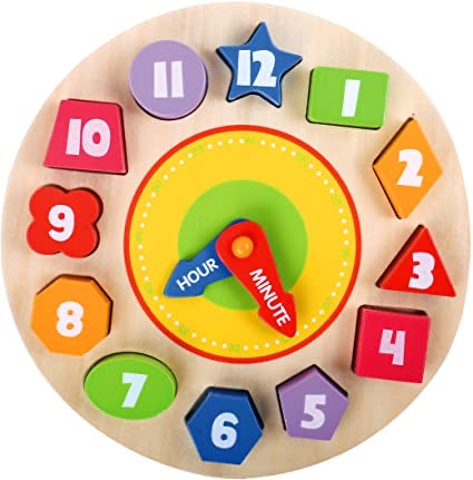 احجية ساعة خشبية| wooden clock puzzle