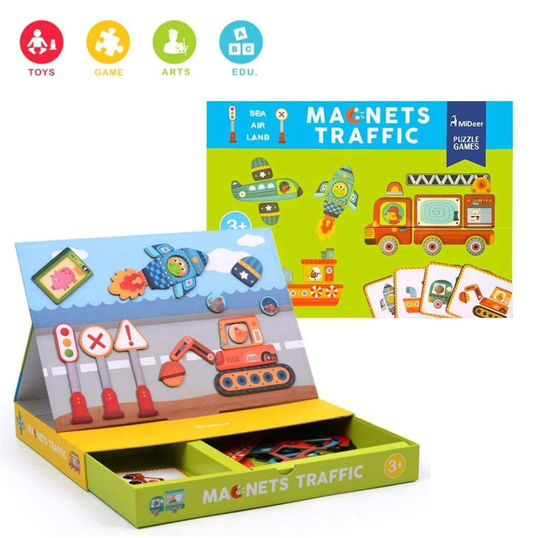 Magnets Traffic | لعبة تركيب المواصلات