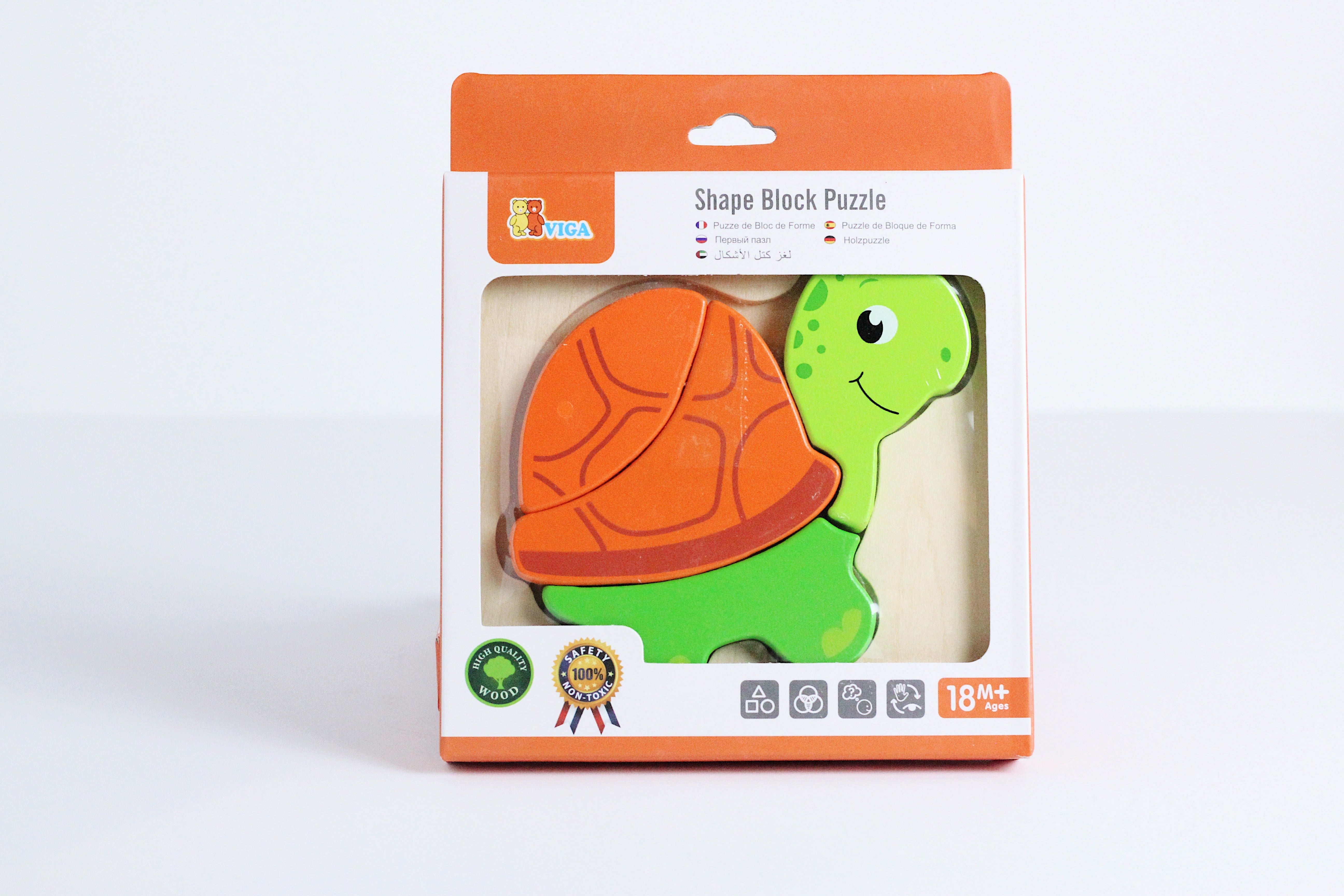Shape Block Puzzle " Tourtle “ | لعبة تركيب سلحفاة