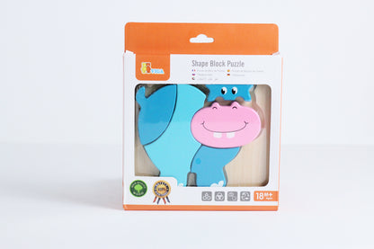 Shape Block Puzzle” cow” | لعبة تركيب بقرة
