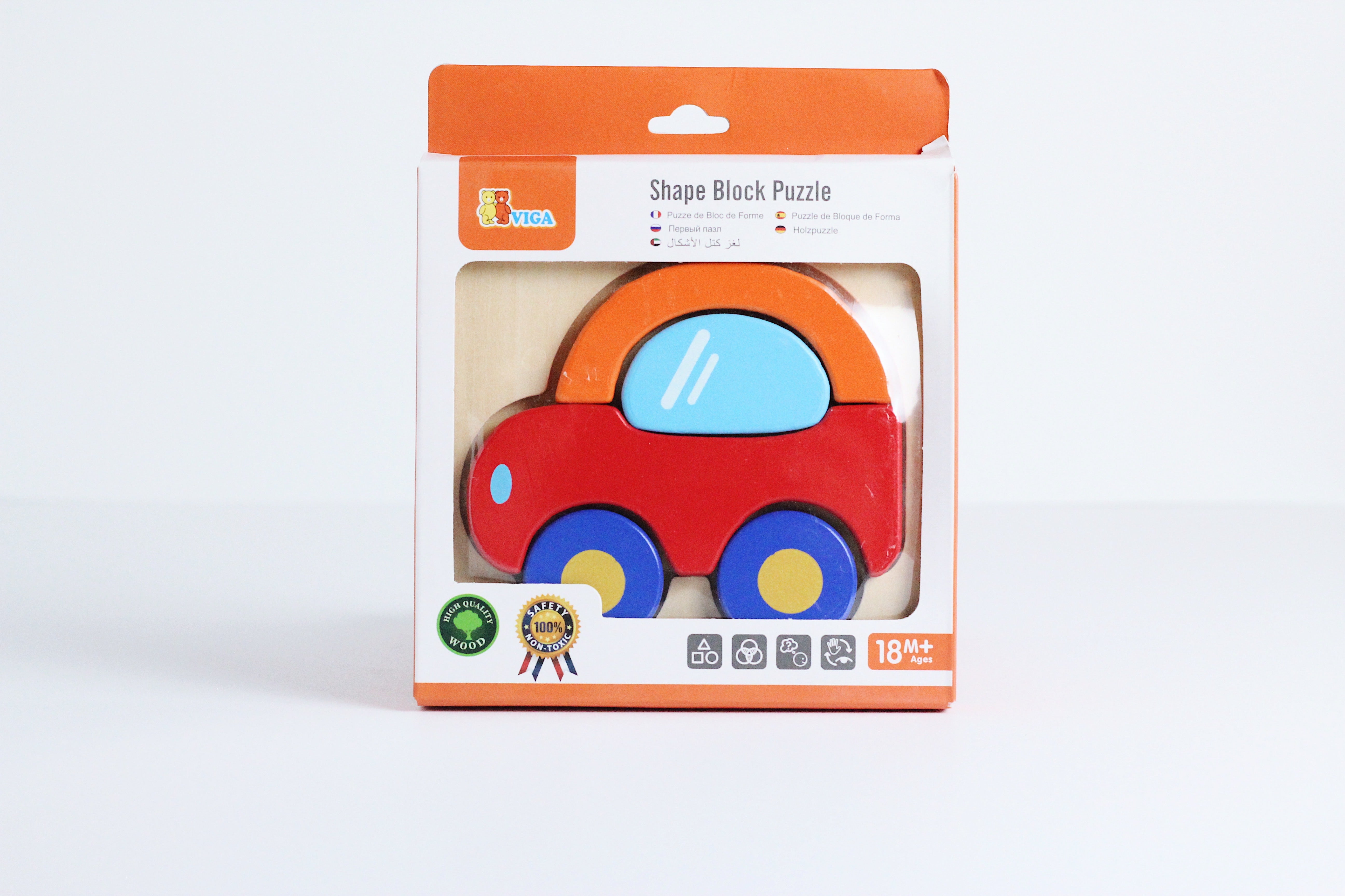 Shape Block Puzzle “car “ | لعبة تركيب سيارة