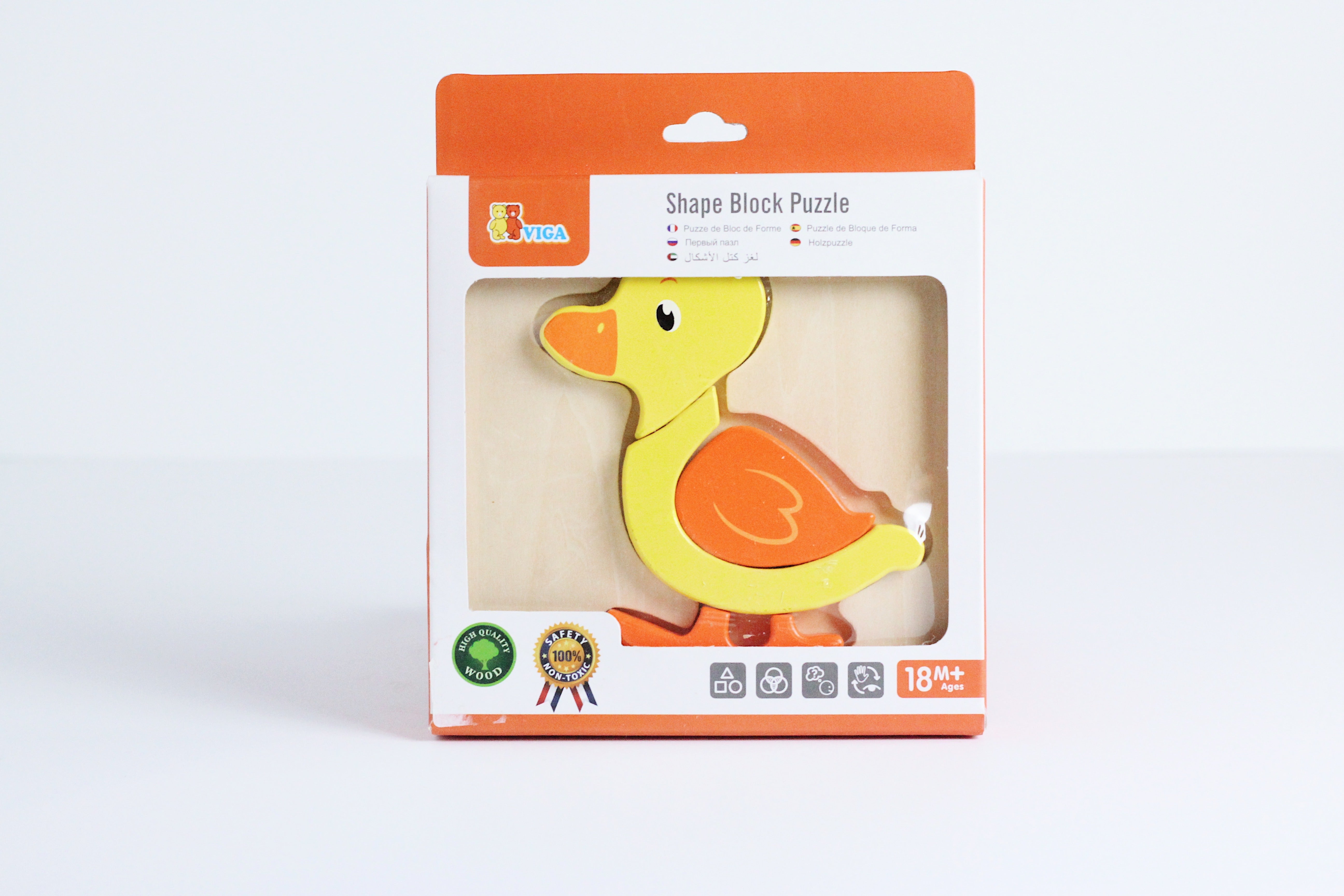 Shape Block puzzle Duck | لعبة تركيب بطة